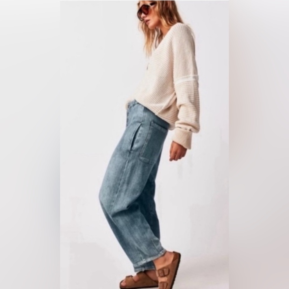 WE THE FREE OSAKA mid rise barrel jeans - Picture 4 of 8